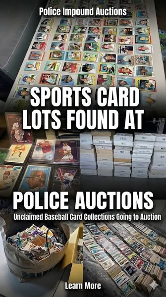 Unclaimed Baseball Card Collections — Information and Guide