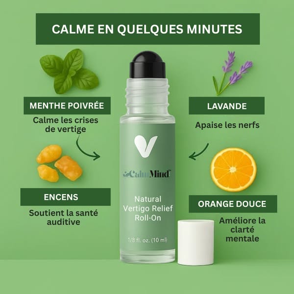 Fini les vertiges en 5 minutes ! LIVRAISON GRATUITE
