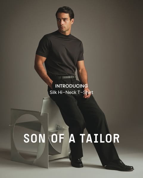 Introducing: The Silk Hi-Neck T-Shirt