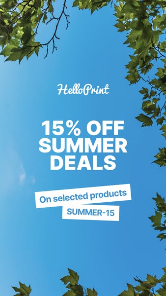 Summer Deals: 15% Off Selected Items