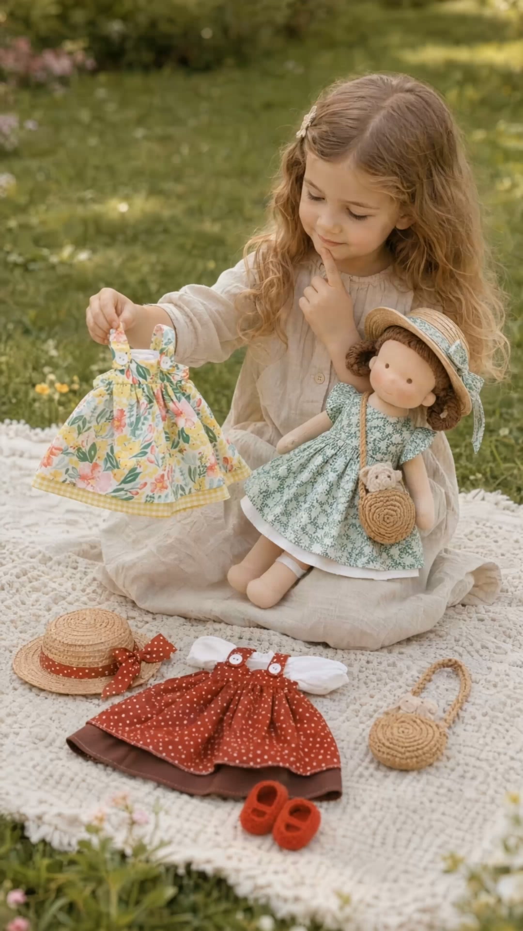 Handmade Waldorf Doll｜6 Beautiful Outfit Styles