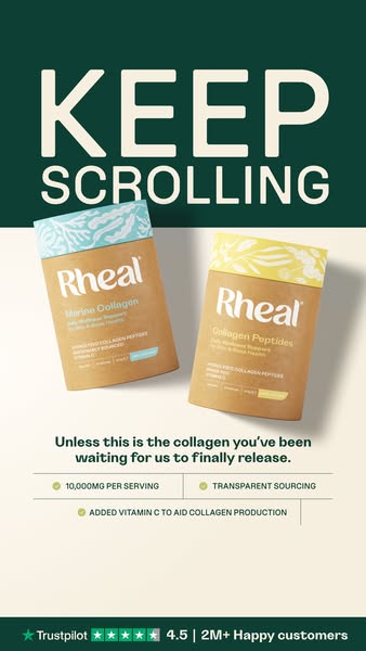 Collagen, done properly. Just 80p/day