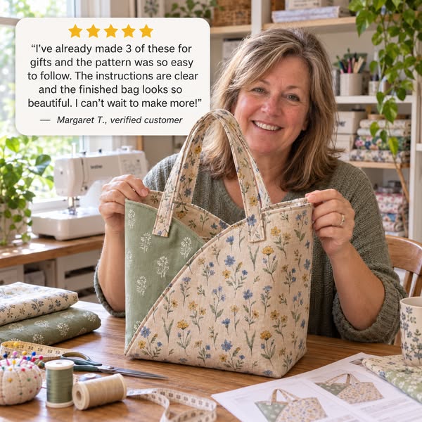 90% Off Tote Bag Sewing Pattern