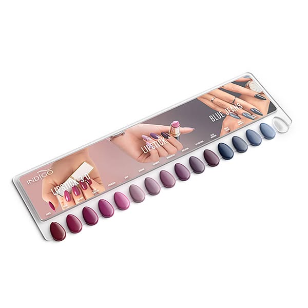 Indigo Nails Lipstick 3.0. Lipstick and Blue Jeans Chart 1 PCS