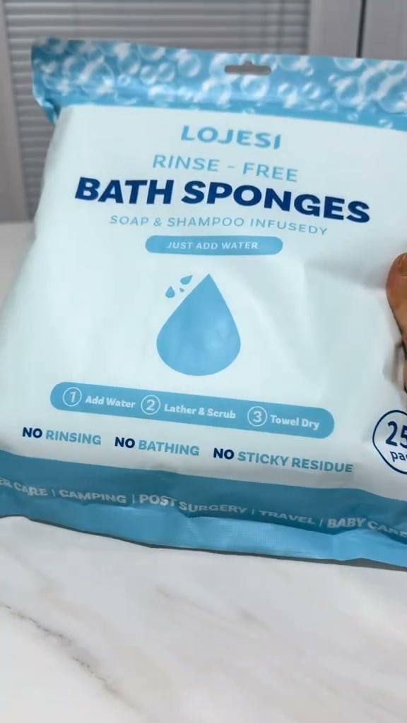Flash Sale 50K+ Disposable Rinse-Free Bathing Wipes