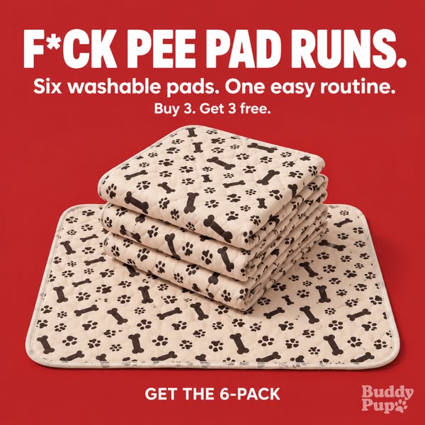 Protect your floors, enjoy your pup-Buy 3, Get 3 FREE