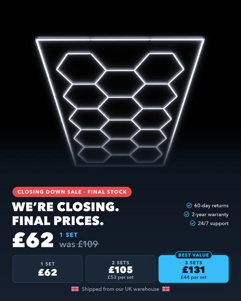 We're closing — final prices