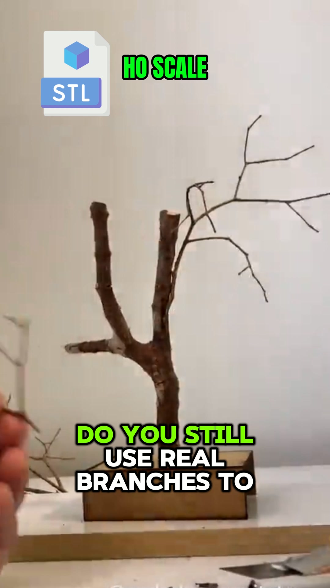 I Stopped Using Real Twigs for My HO Scale Trees