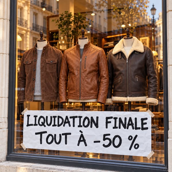 Les Vestes de Paris : jusqu'à -50 %