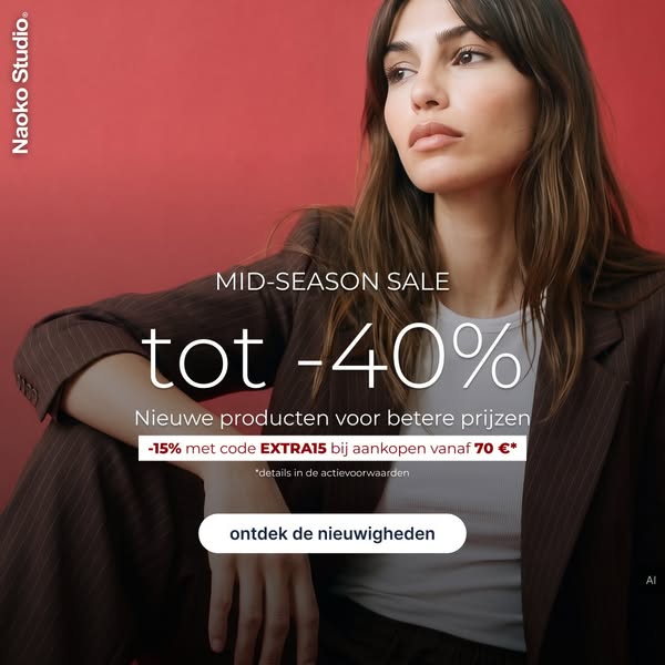 Mid-season sale: tot -40%