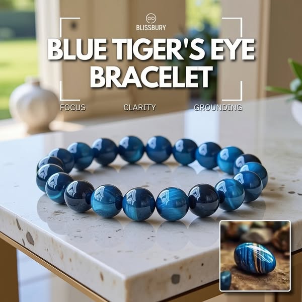Blue Tiger's Eye Bracelet