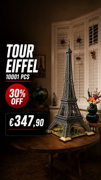Tour Eiffel : 149 cm d’architecture à construire