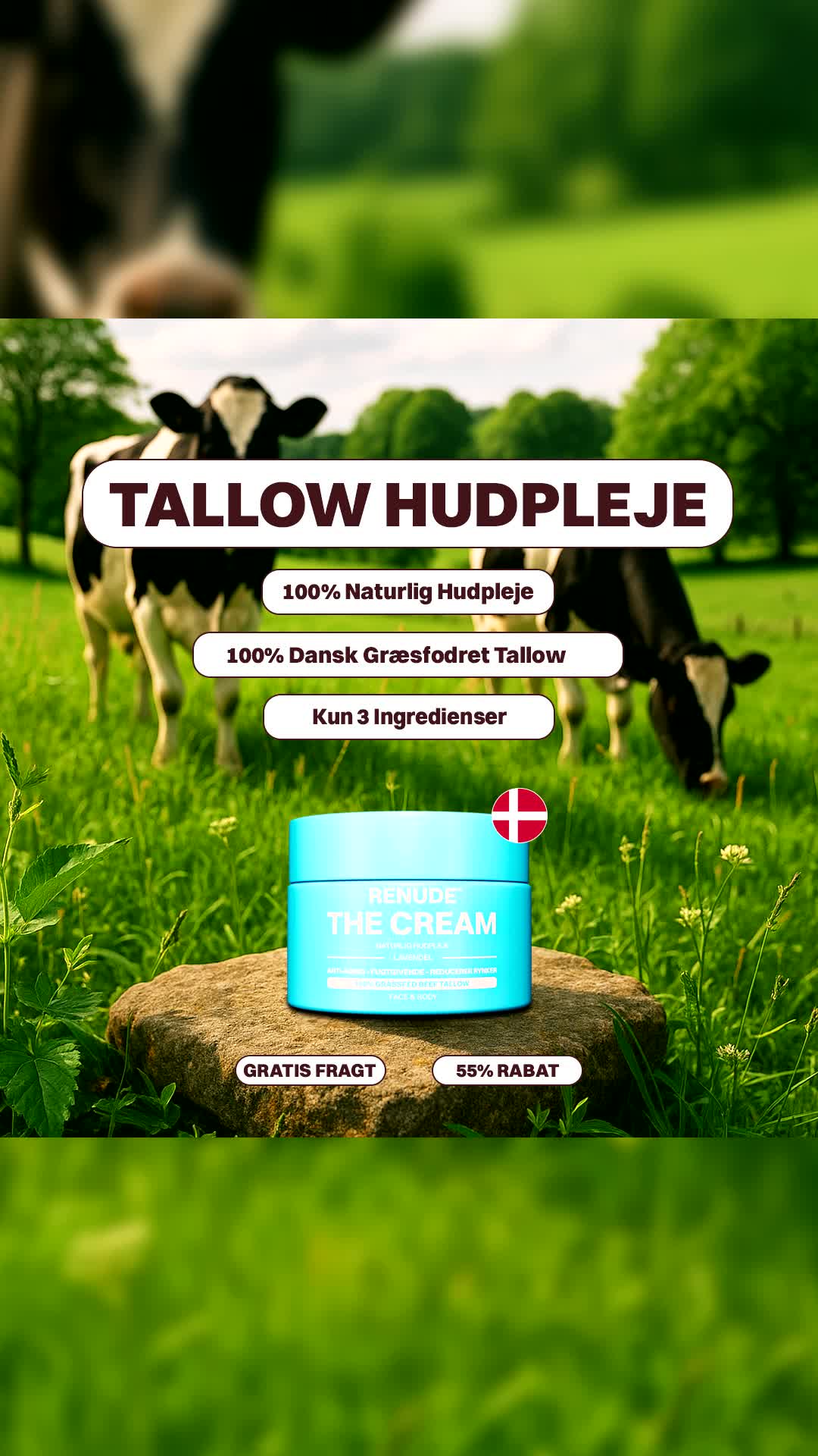 Smuk Hud Med Græsfodret Beef Tallow
