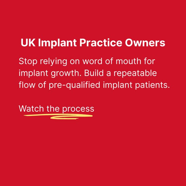 [dentists] get 3-5 new implant patients per month