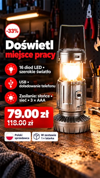 BRAK ŚWIATŁA W DOMU? ROZŁÓŻ LATARKĘ — ZAMÓW TERAZ