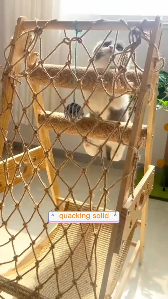Houten klimtoren voor je kat