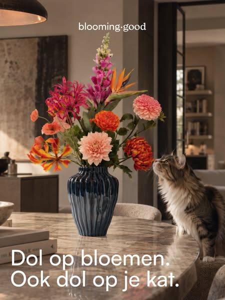 Bloemenliefhebber. Kattenliefhebber.