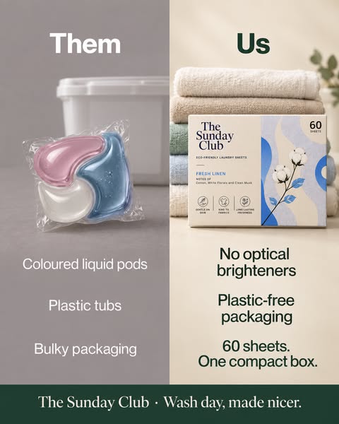 One sheet. No jug. No mess.