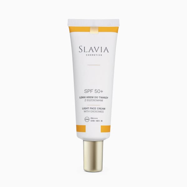 SPF 50+ Lekki krem do twarzy z egzosomami - 50 ml