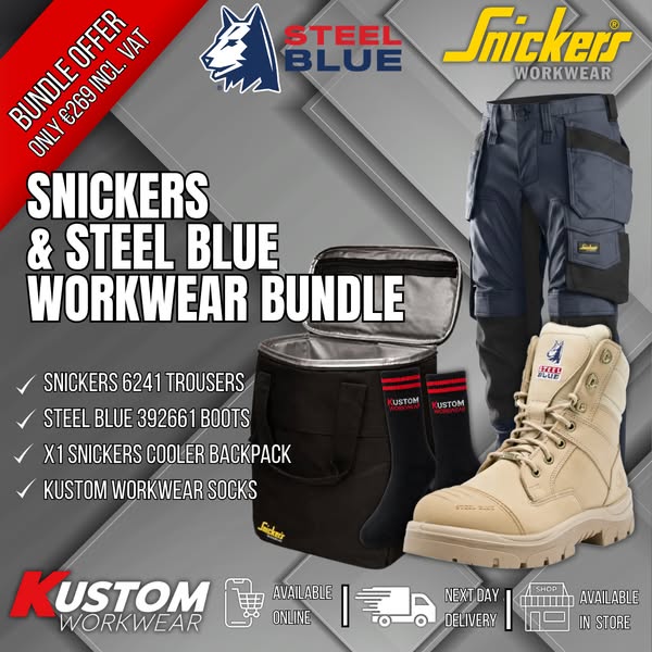 Snickers & Steel Blue Workwear Bundle | €269