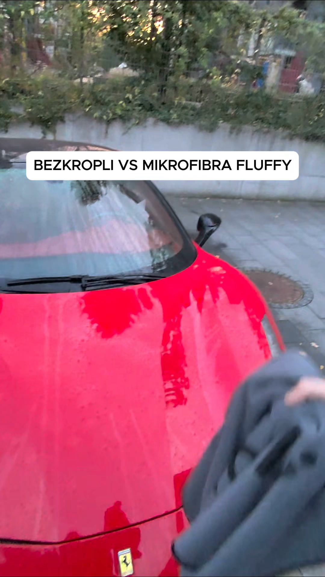 Test na masce Ferrari