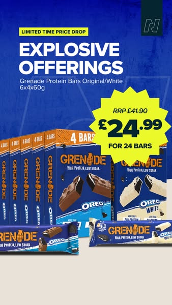 Grenade OREO from Just £1.04 a Bar!