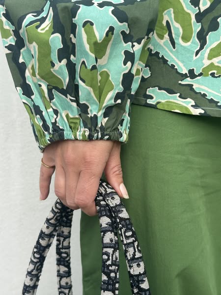 Læsø Print Shirt i grøn