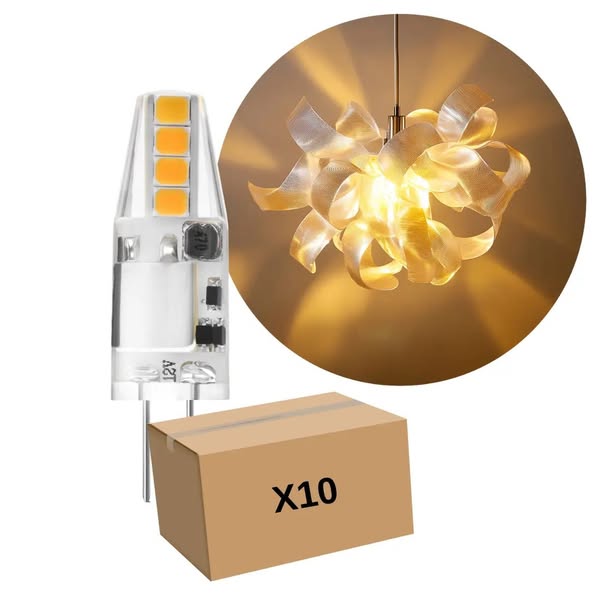 Led lampa | 10-pack | g4 | 1,5w | 3000k
