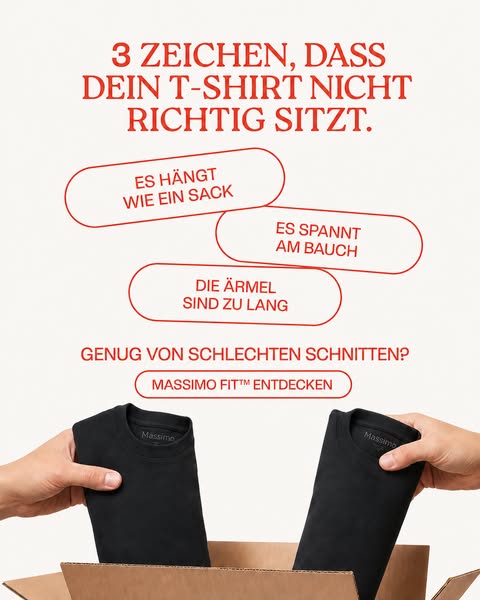 3 Zeichen, dass dein T-Shirt falsch sitzt