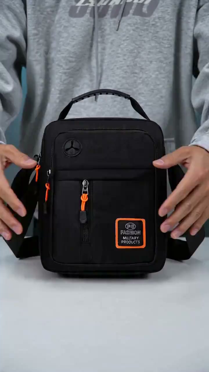 2026 Sale — Over 34200 Sold! Men's Lightweight Oxford Shoulder Crossbody Bag｜Water-resistant Multi-Pocket Commuter Sling Bag