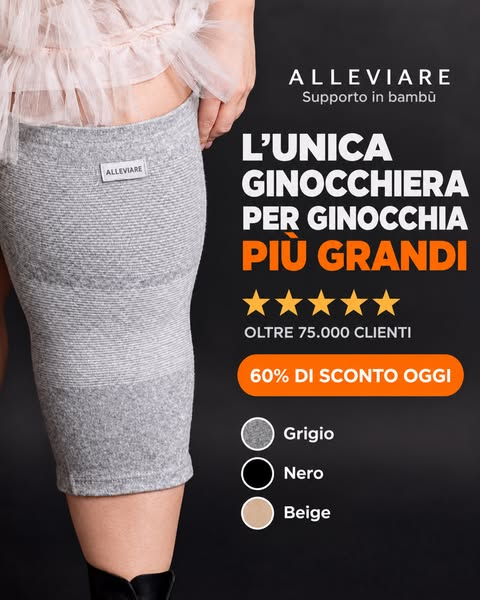 Dai sollievo al tuo ginocchio