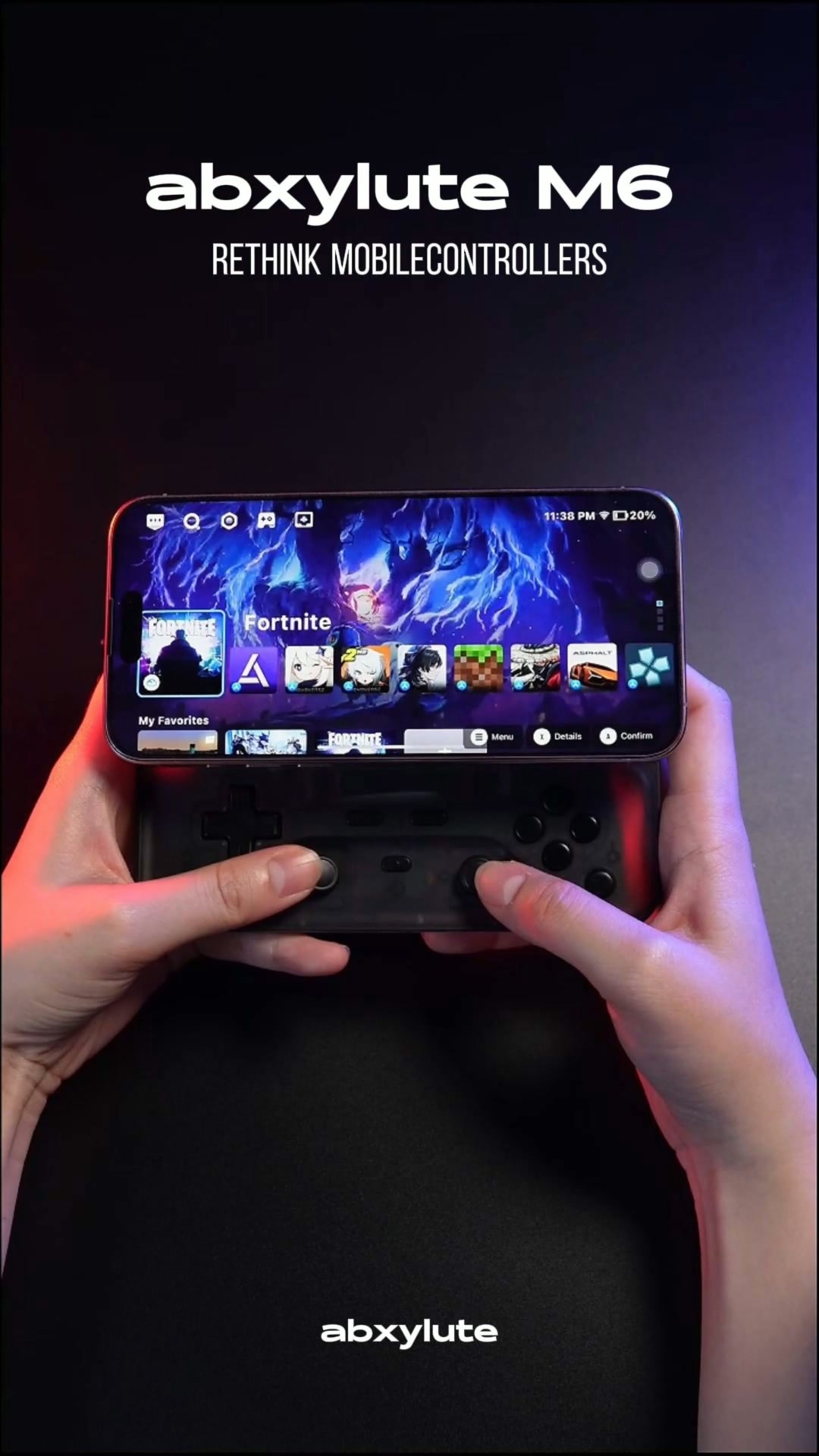 Meet M6: Full Control. Pocketable Design.