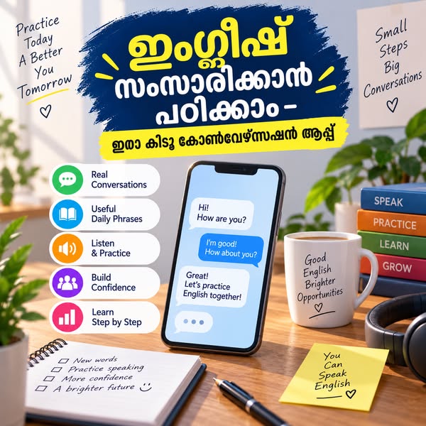 English free ആയി പഠിക്കാം.