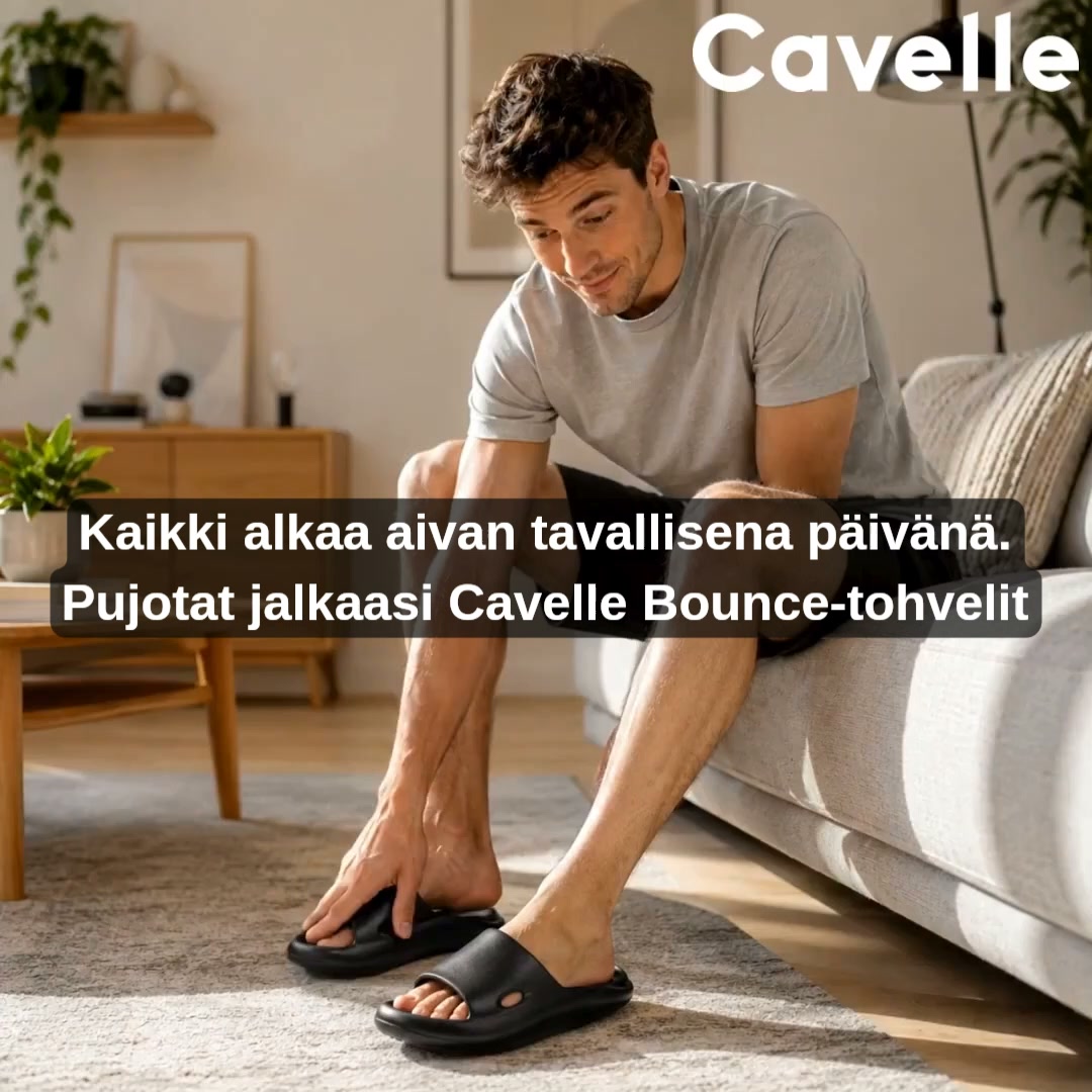Kantapäille pehmeämpi laskeutuminen