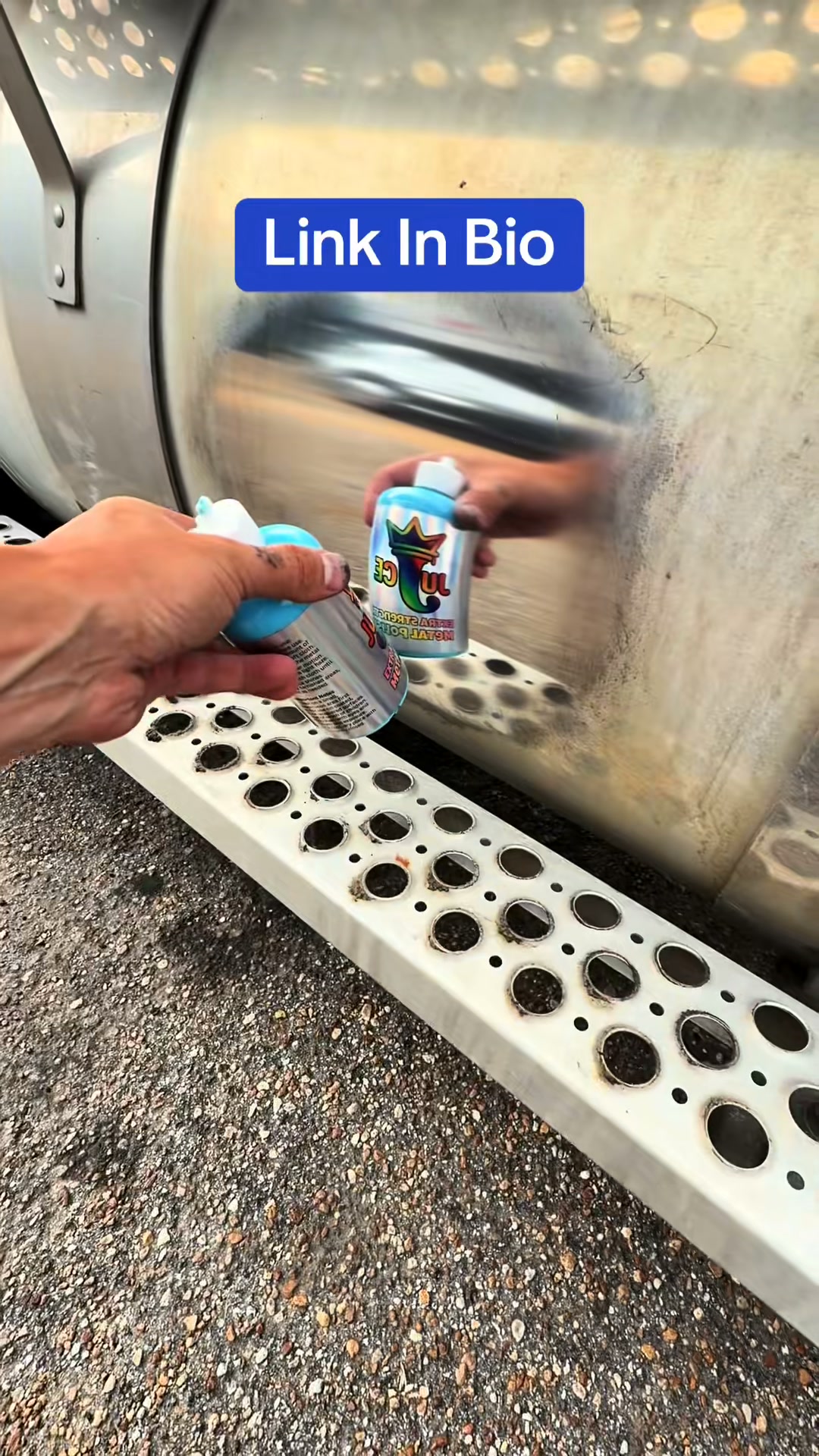 (16oz)Heavy-Duty Metal Polish & Restorer Kit – For Chrome, Aluminum & Stainless