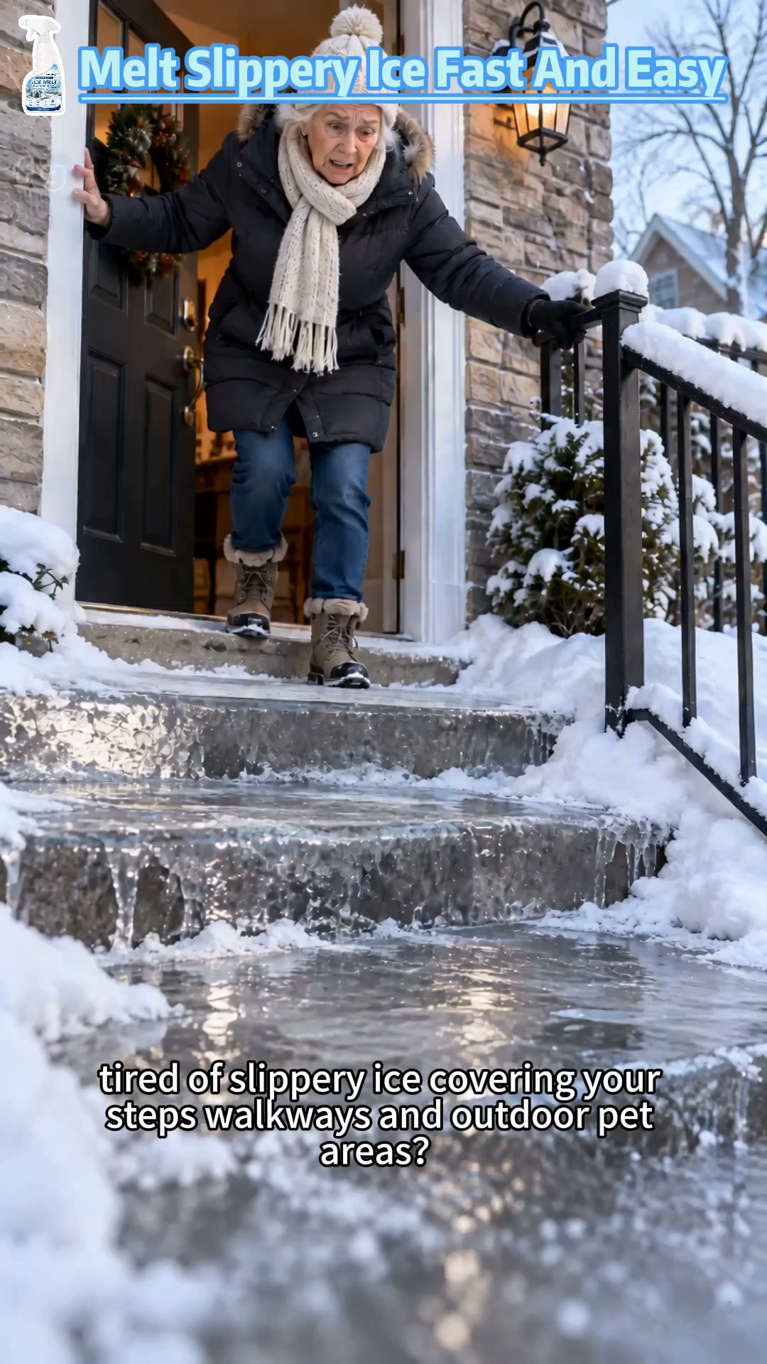 Outdoor De-Icing & Snow Melting Spray