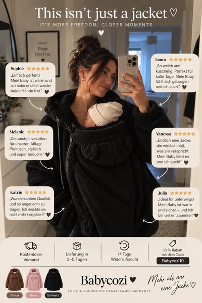 Eine Jacke. Zwei Möglichkeiten.