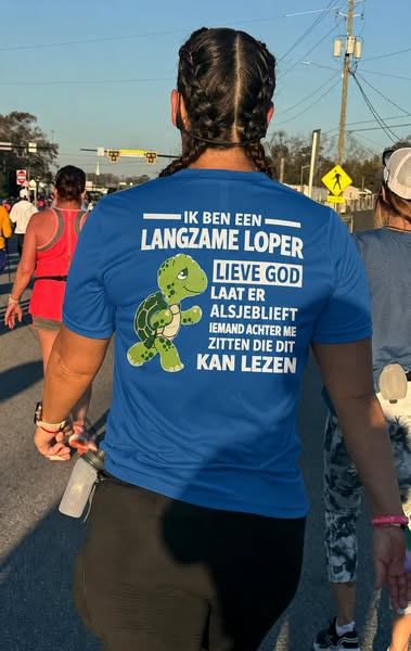 Langzame hardloper T-shirt - Printli.nl