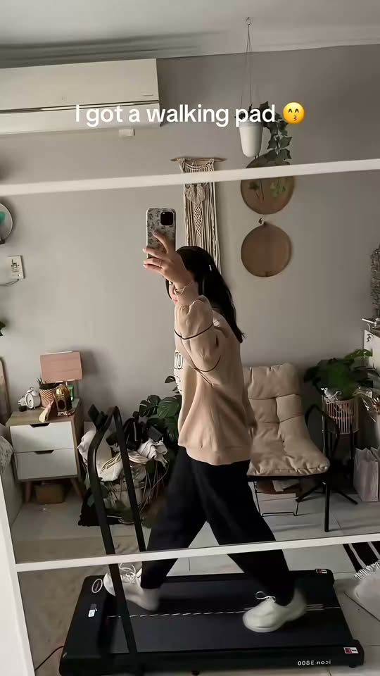 She’s walking while you’re scrolling… Get your walking pad today!