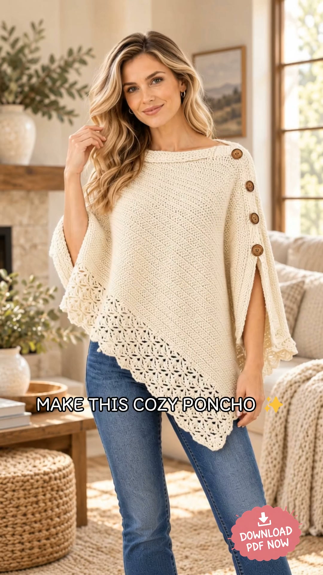 Yes, You Can Crochet This Gorgeous Poncho!