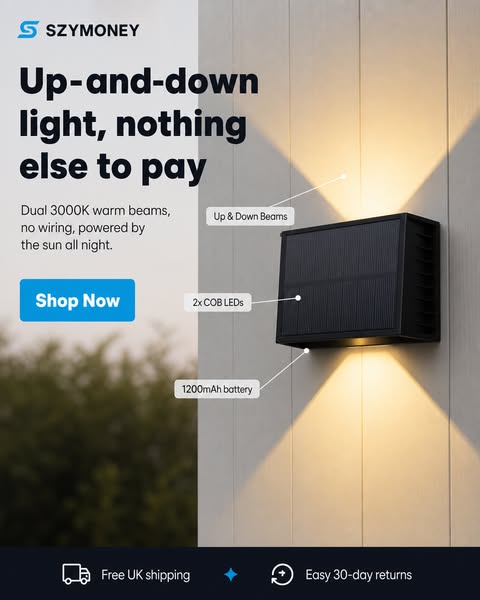 Up-and-down light, nothing else to pay