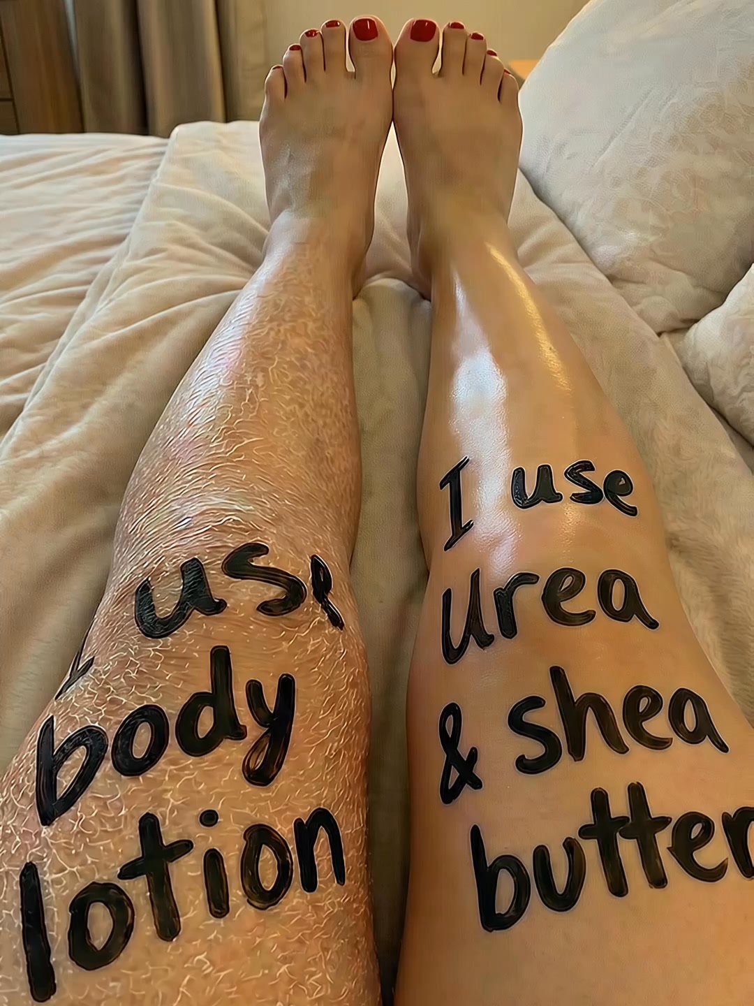 Smooth legs ready for summer