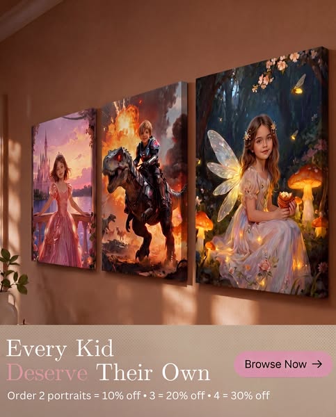 One Photo, One Magical Portrait