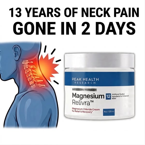 The best mineral to "calm" the locked neck pain relay?