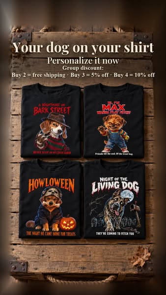 Upload your dog. Get the design. Big Sale – Whole Shop