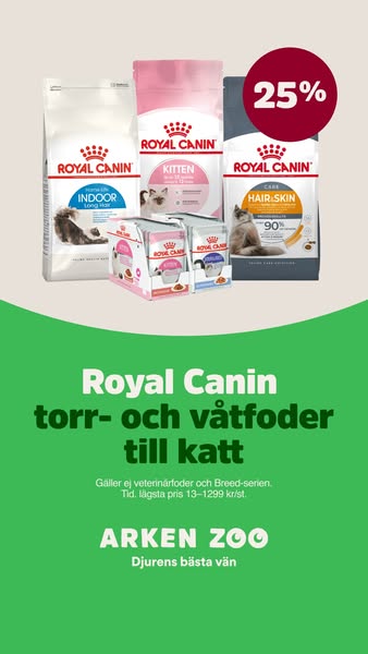 25% på Royal Canin