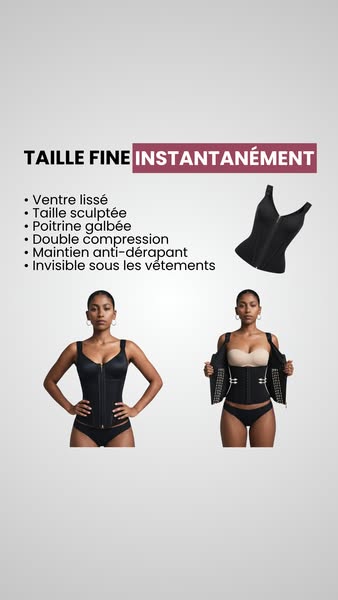 Redessinez votre silhouette instantanément.
