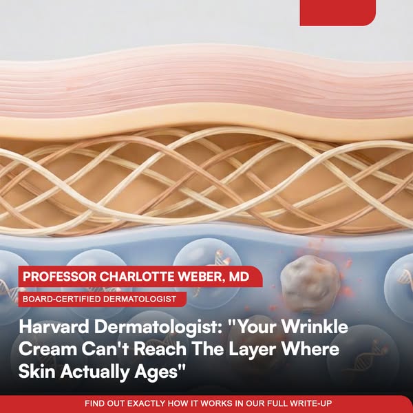 Harvard Dermatologist: "Your Wrinkle Cream Can't Reach The Layer Where Skin Actually Ages"