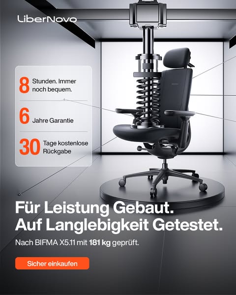 LiberNovo Maxis LaunchStark. Sicher sitzen.