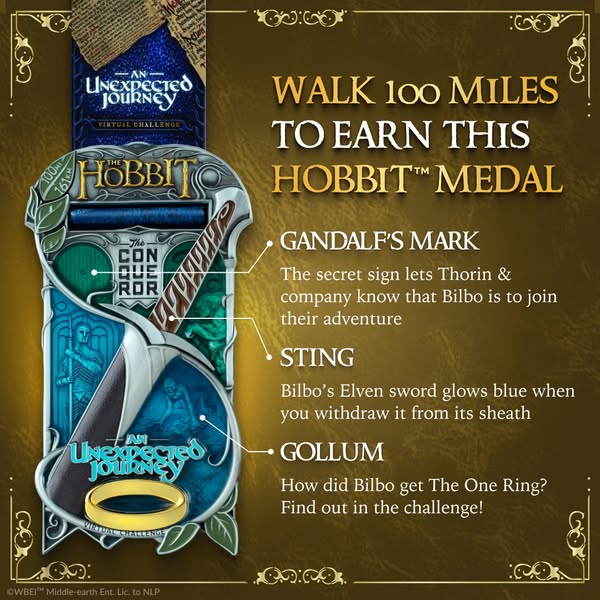 The Hobbit: An Unexpected Journey™ Virtual Challenge